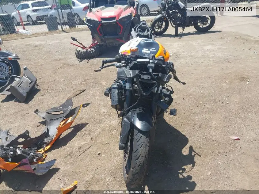 2020 Kawasaki Zx636 K VIN: JKBZXJH17LA005464 Lot: 42396806