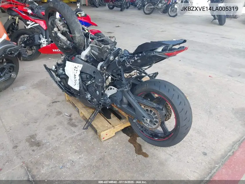 2020 Kawasaki Zx1002 VIN: JKBZXVE14LA005319 Lot: 42746940