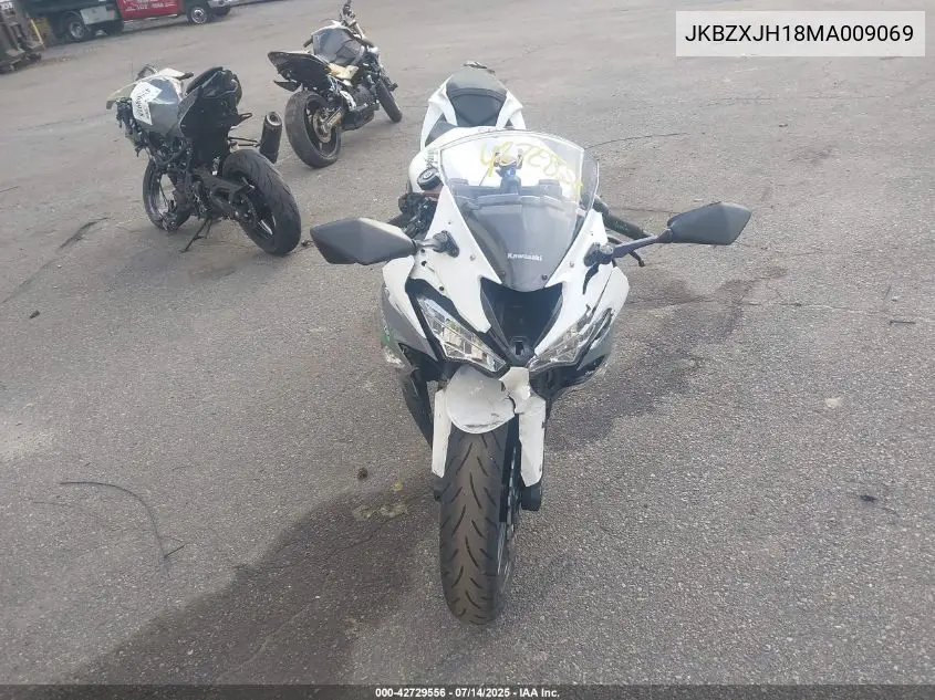 2021 Kawasaki Zx636 K VIN: JKBZXJH18MA009069 Lot: 42729556
