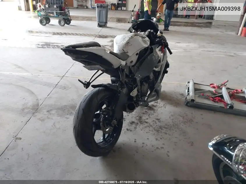2021 Kawasaki Zx636 K VIN: JKBZXJH15MA009398 Lot: 42758875