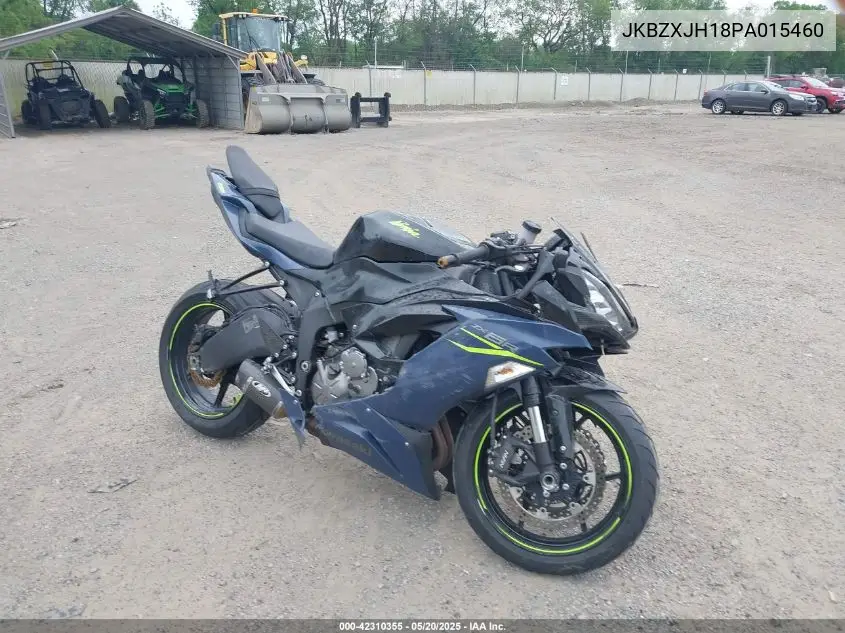 2023 Kawasaki Zx636 K VIN: JKBZXJH18PA015460 Lot: 42310355