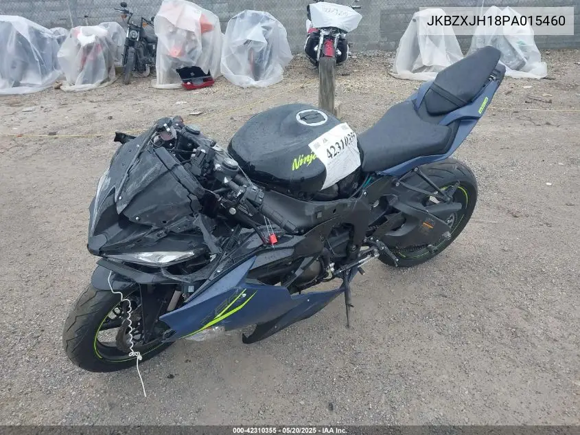 2023 Kawasaki Zx636 K VIN: JKBZXJH18PA015460 Lot: 42310355