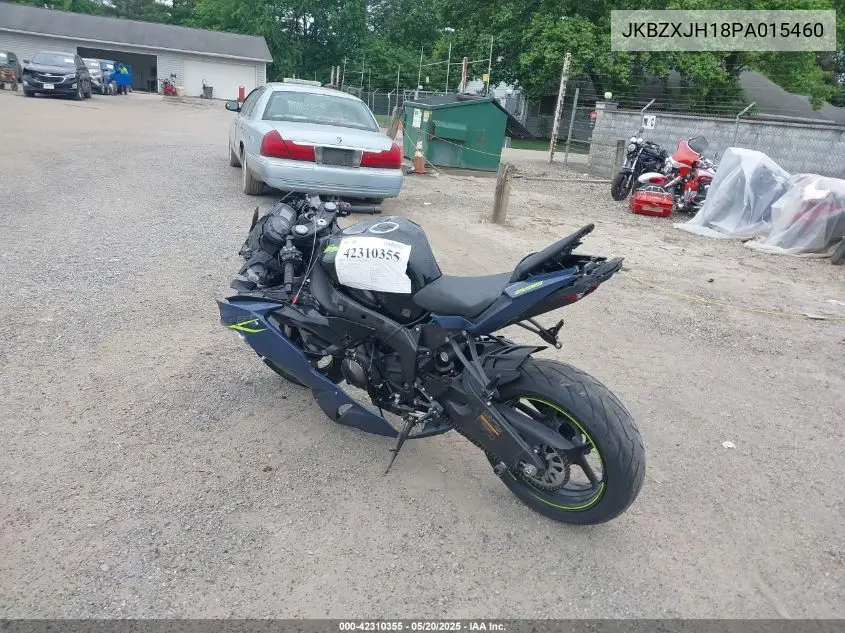 2023 Kawasaki Zx636 K VIN: JKBZXJH18PA015460 Lot: 42310355