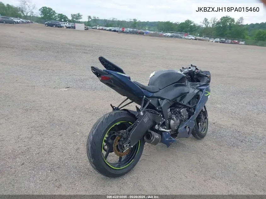 2023 Kawasaki Zx636 K VIN: JKBZXJH18PA015460 Lot: 42310355