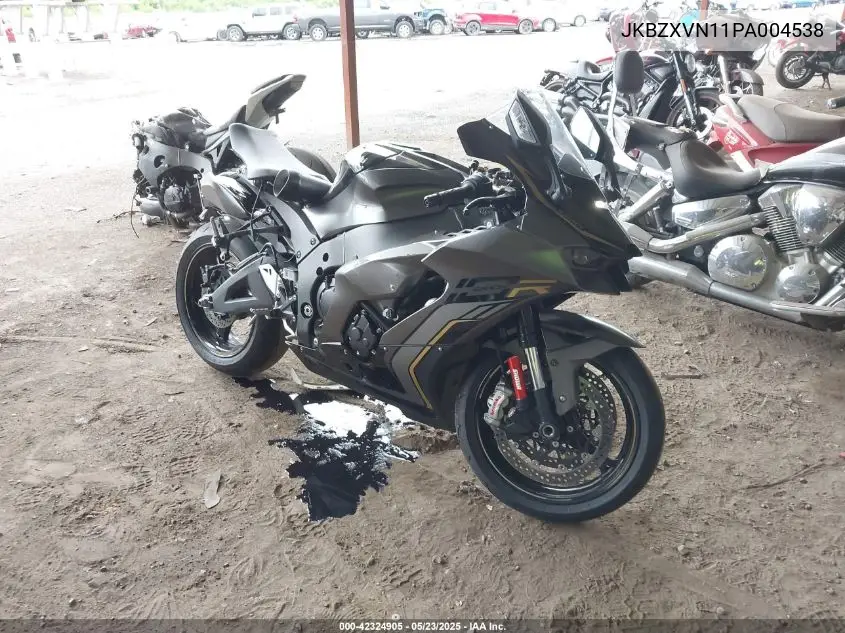 2023 Kawasaki Zx1002 N VIN: JKBZXVN11PA004538 Lot: 42324905