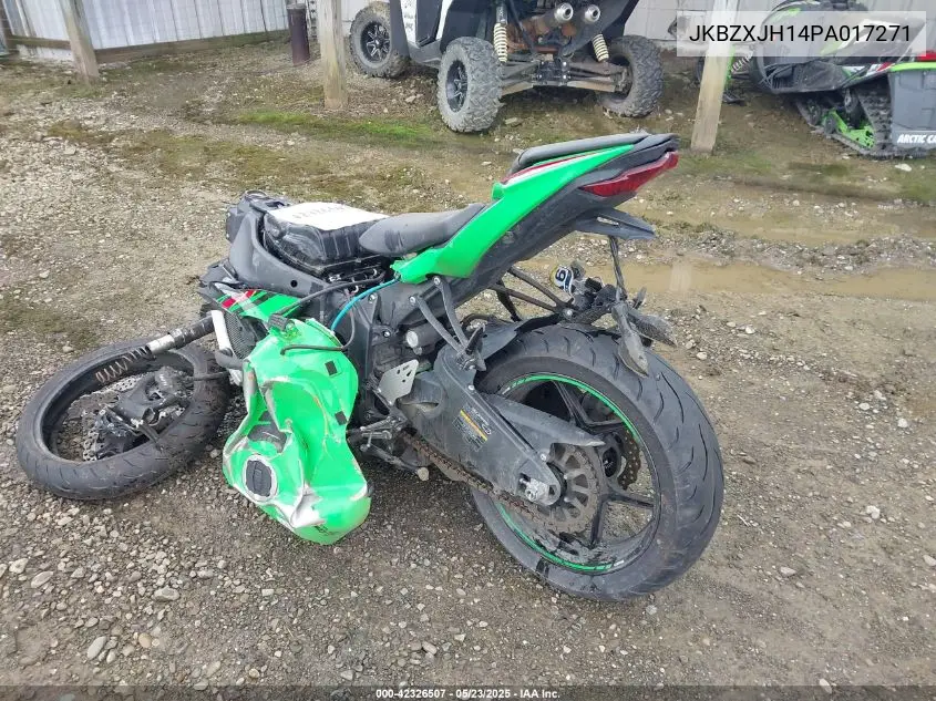 2023 Kawasaki Zx636 K VIN: JKBZXJH14PA017271 Lot: 42326507