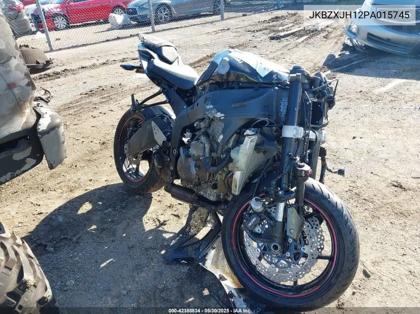 2023 Kawasaki Zx636 K VIN: JKBZXJH12PA015745 Lot: 42388834
