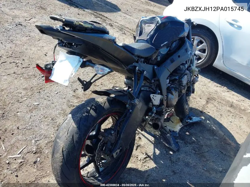 2023 Kawasaki Zx636 K VIN: JKBZXJH12PA015745 Lot: 42388834