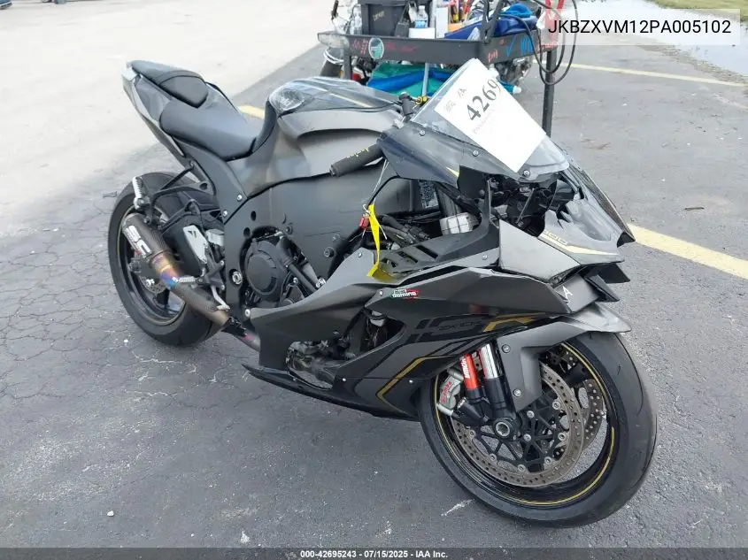 2023 Kawasaki Zx1002 M VIN: JKBZXVM12PA005102 Lot: 42695243