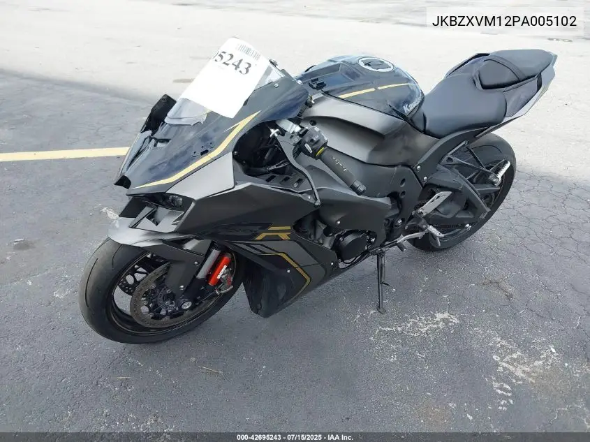 2023 Kawasaki Zx1002 M VIN: JKBZXVM12PA005102 Lot: 42695243