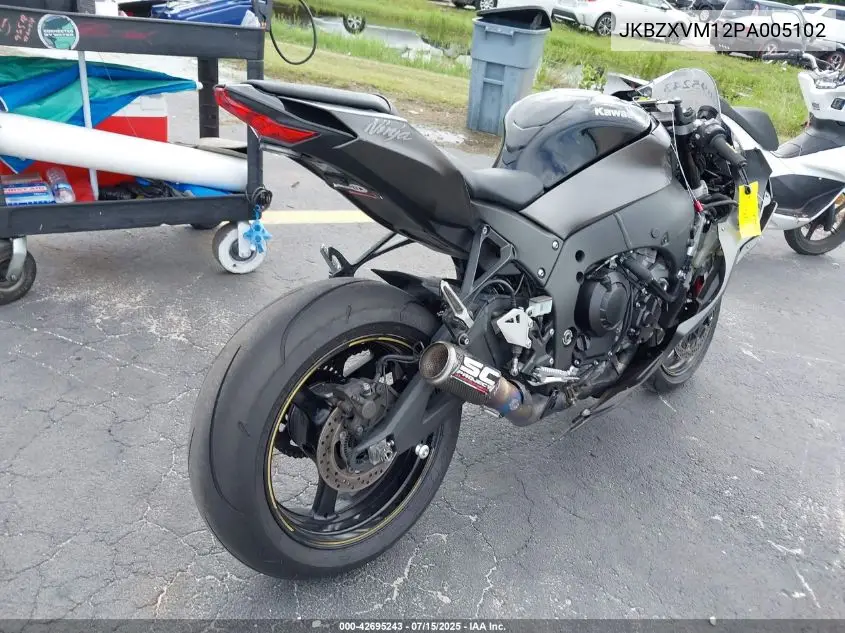 2023 Kawasaki Zx1002 M VIN: JKBZXVM12PA005102 Lot: 42695243