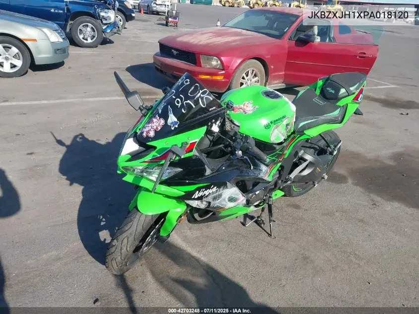 2023 Kawasaki Zx636 K VIN: JKBZXJH1XPA018120 Lot: 42703248
