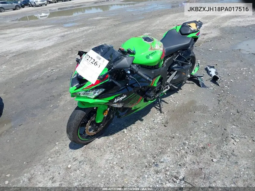 2023 Kawasaki Zx636 K VIN: JKBZXJH18PA017516 Lot: 42727266
