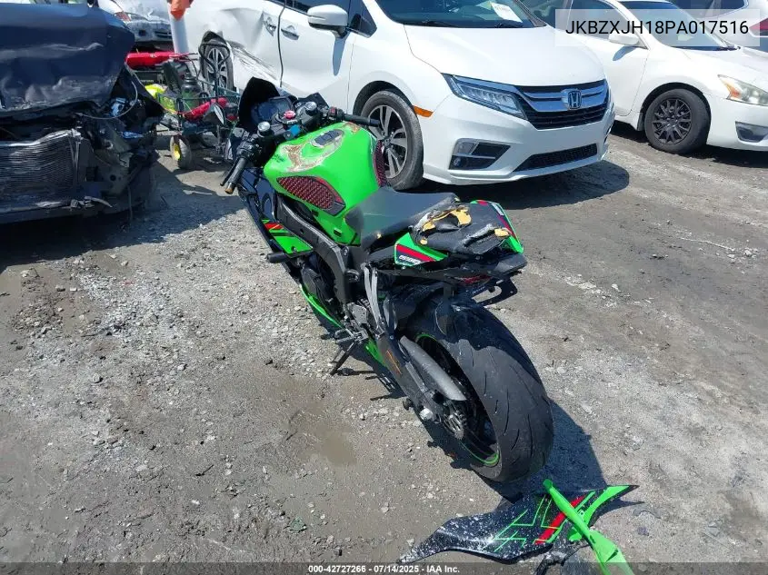 2023 Kawasaki Zx636 K VIN: JKBZXJH18PA017516 Lot: 42727266