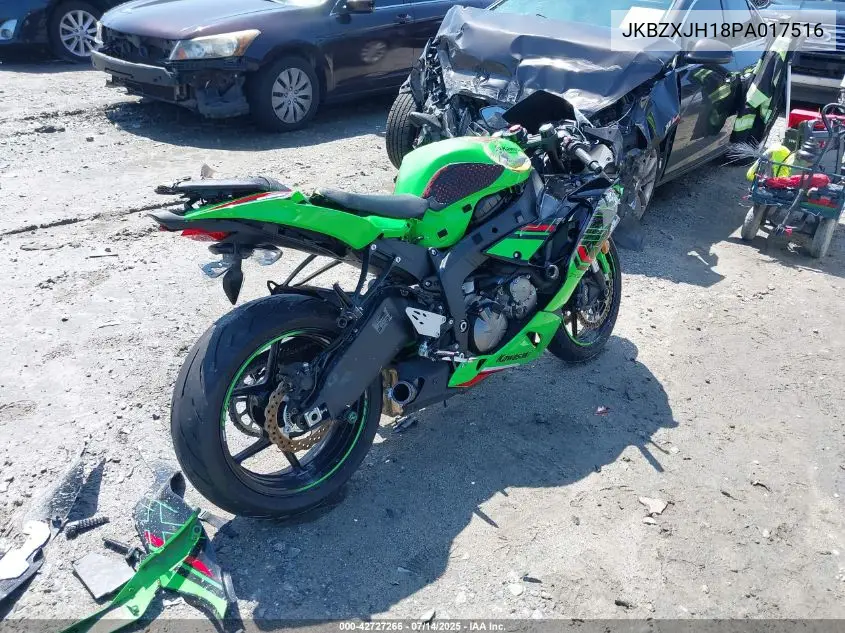 2023 Kawasaki Zx636 K VIN: JKBZXJH18PA017516 Lot: 42727266