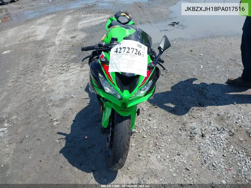 2023 Kawasaki Zx636 K VIN: JKBZXJH18PA017516 Lot: 42727266