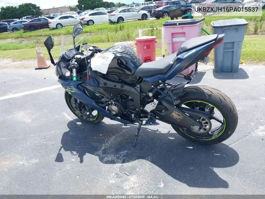 2023 Kawasaki Zx636 K VIN: JKBZXJH16PA015537 Lot: 42805367