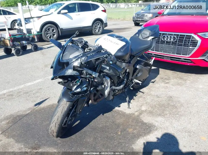 2024 Kawasaki Zx636 K VIN: JKBZXJJ12RA000658 Lot: 42296446
