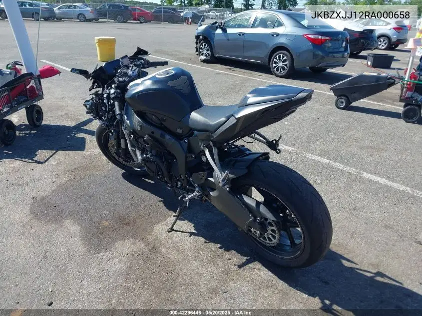 2024 Kawasaki Zx636 K VIN: JKBZXJJ12RA000658 Lot: 42296446