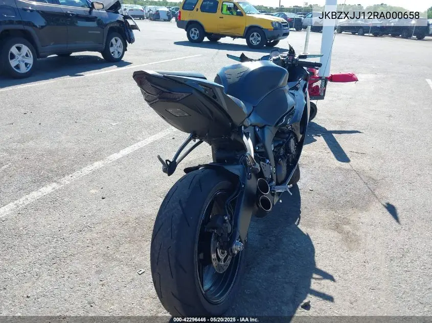 2024 Kawasaki Zx636 K VIN: JKBZXJJ12RA000658 Lot: 42296446