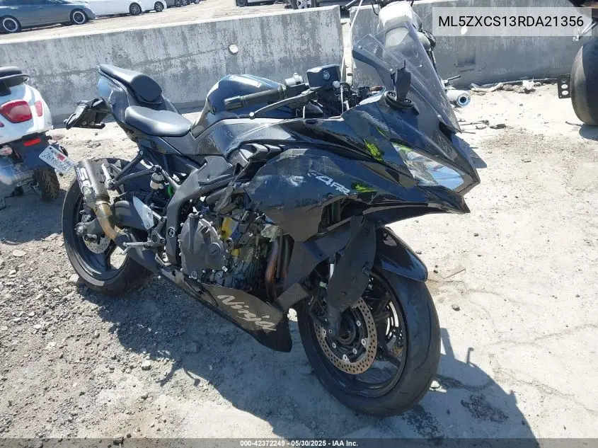 2024 Kawasaki Zx400 S VIN: ML5ZXCS13RDA21356 Lot: 42372249