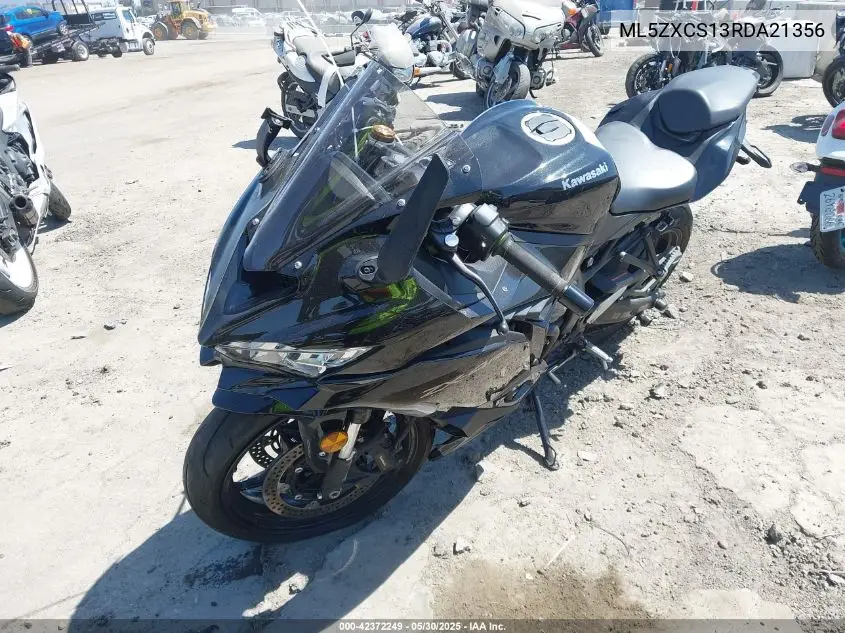 2024 Kawasaki Zx400 S VIN: ML5ZXCS13RDA21356 Lot: 42372249