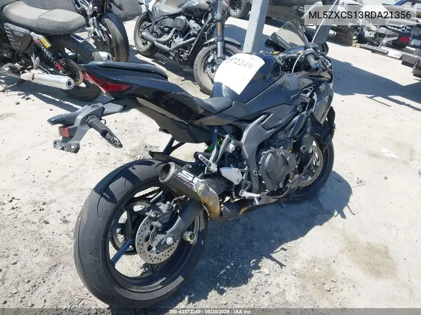 2024 Kawasaki Zx400 S VIN: ML5ZXCS13RDA21356 Lot: 42372249