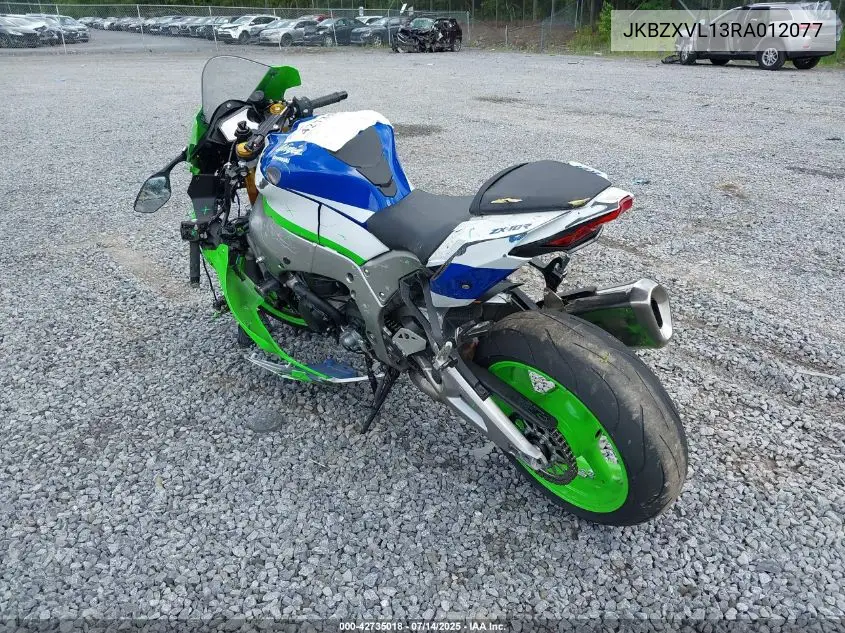 2024 Kawasaki Zx1002 L VIN: JKBZXVL13RA012077 Lot: 42735018