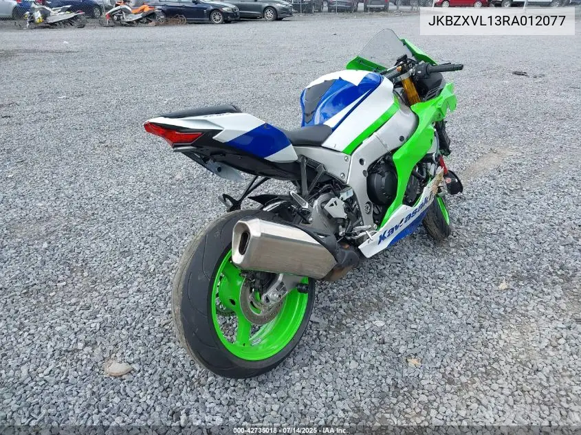 2024 Kawasaki Zx1002 L VIN: JKBZXVL13RA012077 Lot: 42735018