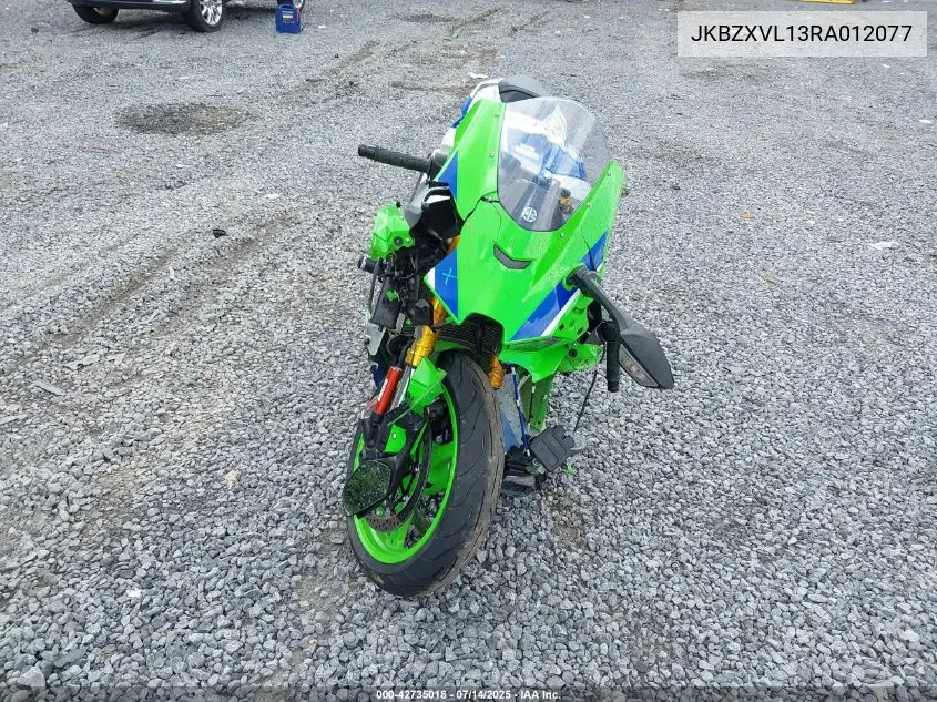 2024 Kawasaki Zx1002 L VIN: JKBZXVL13RA012077 Lot: 42735018