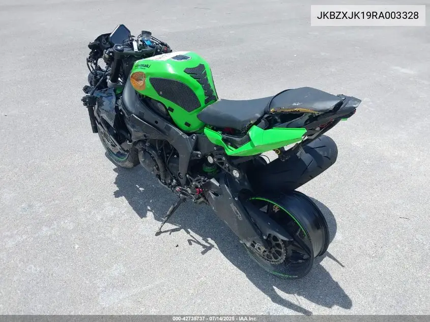 2024 Kawasaki Zx636 K VIN: JKBZXJK19RA003328 Lot: 42735737