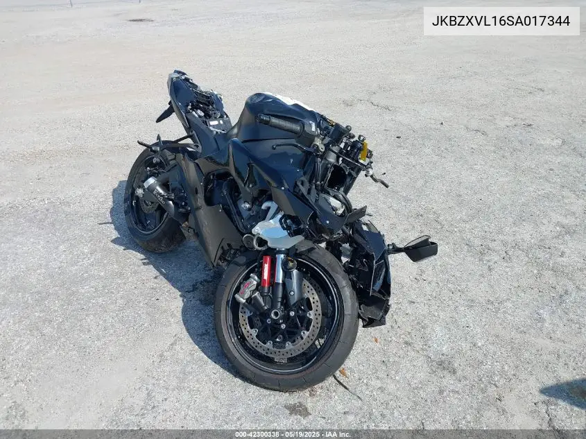 2025 Kawasaki Zx1002 L VIN: JKBZXVL16SA017344 Lot: 42300338
