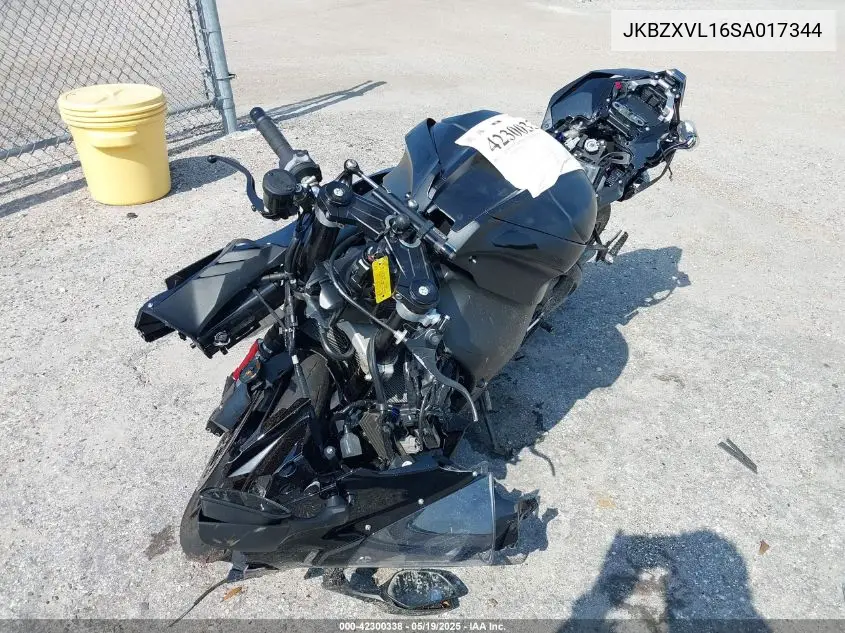 2025 Kawasaki Zx1002 L VIN: JKBZXVL16SA017344 Lot: 42300338