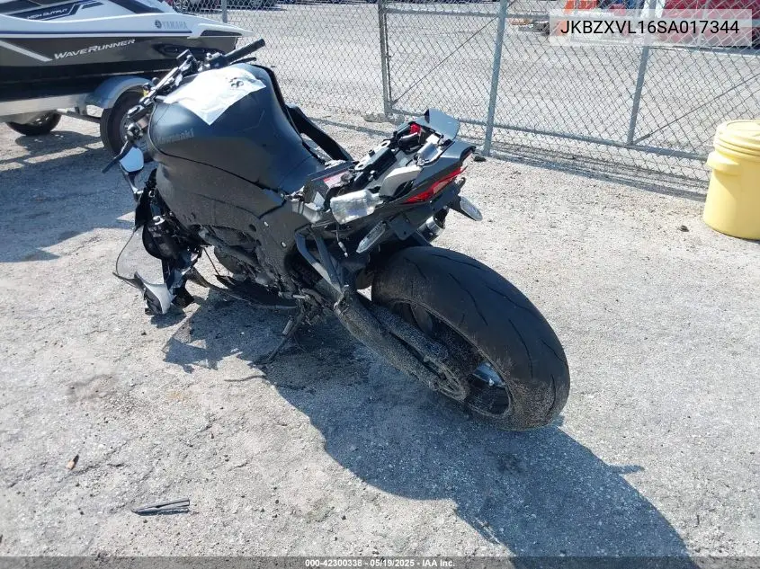 2025 Kawasaki Zx1002 L VIN: JKBZXVL16SA017344 Lot: 42300338