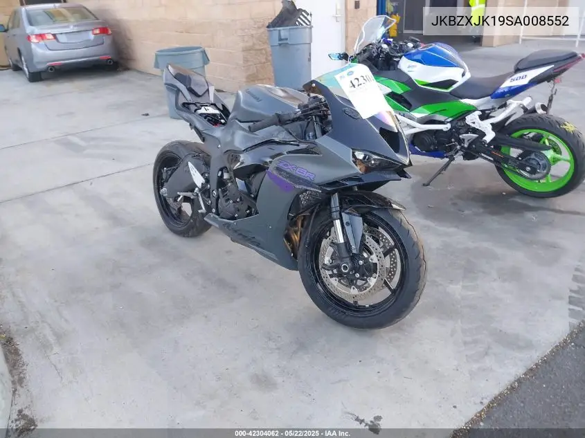 2025 Kawasaki Zx636 K VIN: JKBZXJK19SA008552 Lot: 42304062