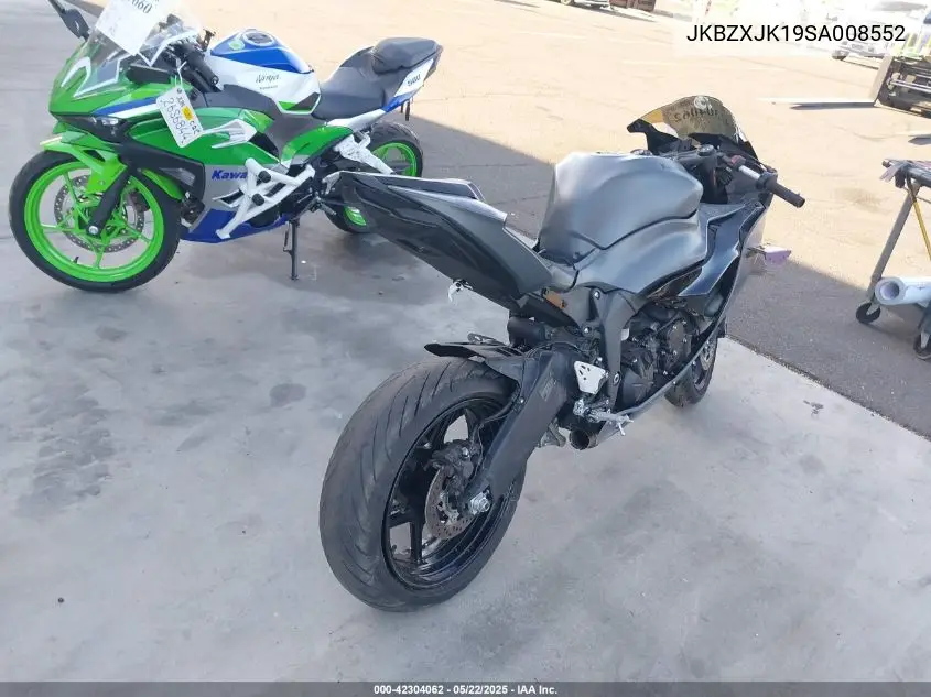 2025 Kawasaki Zx636 K VIN: JKBZXJK19SA008552 Lot: 42304062