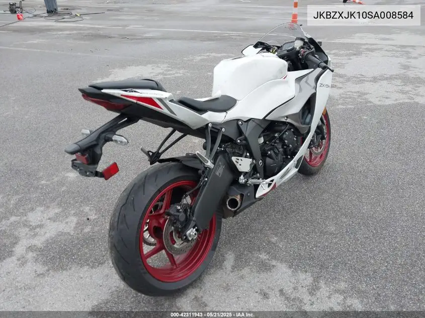 2025 Kawasaki Zx636 K VIN: JKBZXJK10SA008584 Lot: 42311943