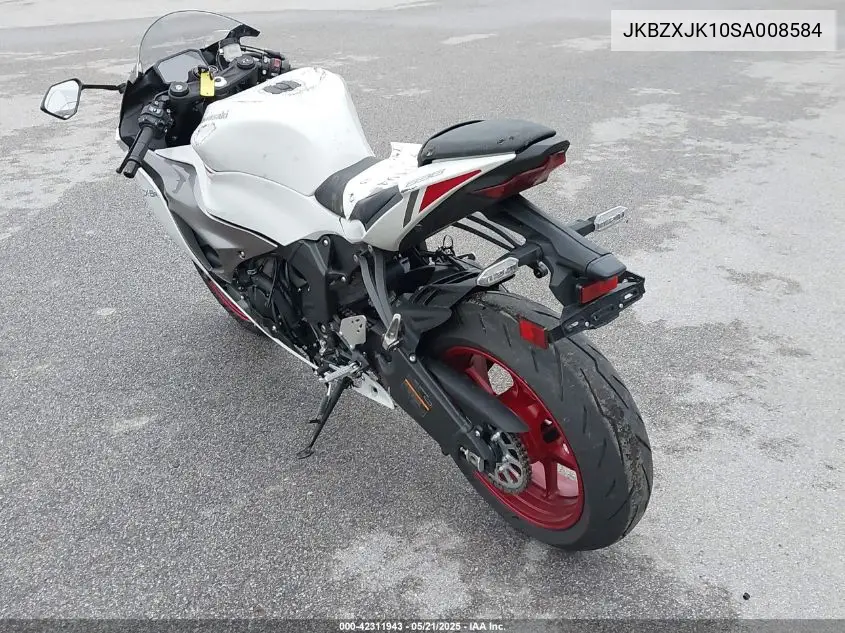 2025 Kawasaki Zx636 K VIN: JKBZXJK10SA008584 Lot: 42311943