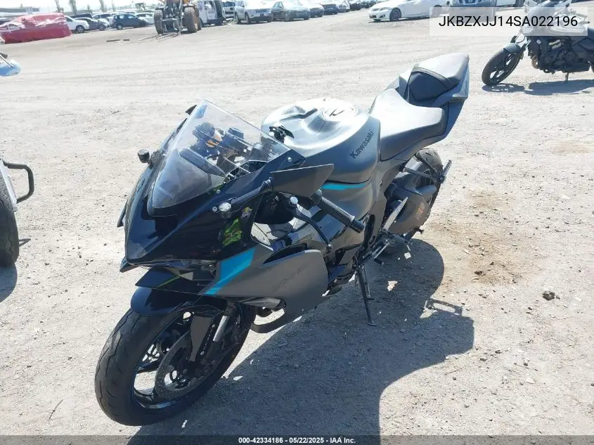 2025 Kawasaki Zx636 K VIN: JKBZXJJ14SA022196 Lot: 42334186