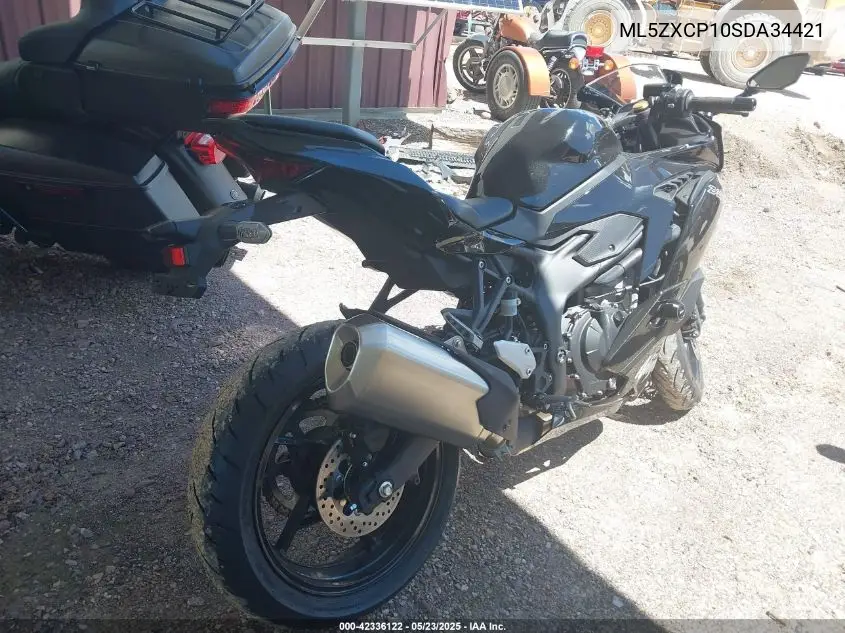 2025 Kawasaki Zx400 P VIN: ML5ZXCP10SDA34421 Lot: 42336122