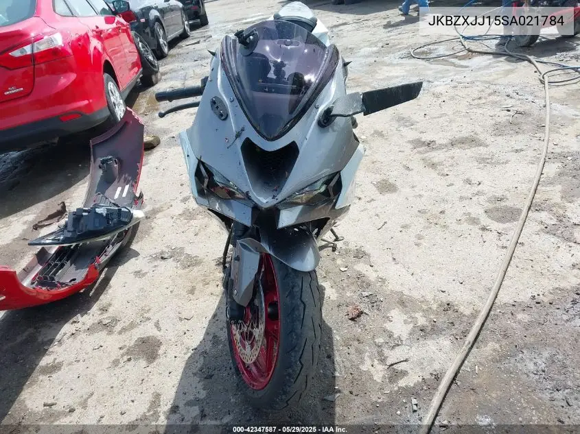 2025 Kawasaki Zx636 K VIN: JKBZXJJ15SA021784 Lot: 42347587