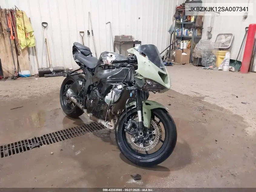 2025 Kawasaki Zx636 K VIN: JKBZXJK12SA007341 Lot: 42353565
