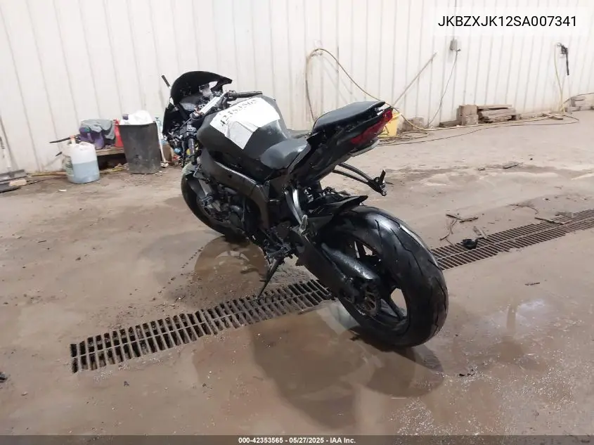 2025 Kawasaki Zx636 K VIN: JKBZXJK12SA007341 Lot: 42353565