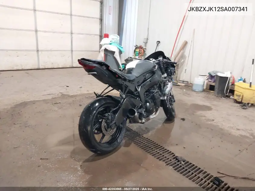 2025 Kawasaki Zx636 K VIN: JKBZXJK12SA007341 Lot: 42353565