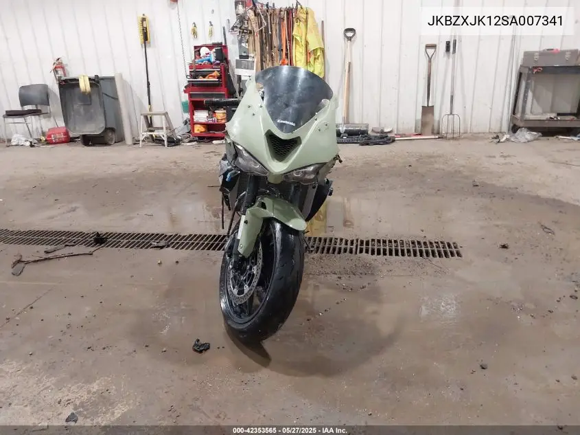 2025 Kawasaki Zx636 K VIN: JKBZXJK12SA007341 Lot: 42353565