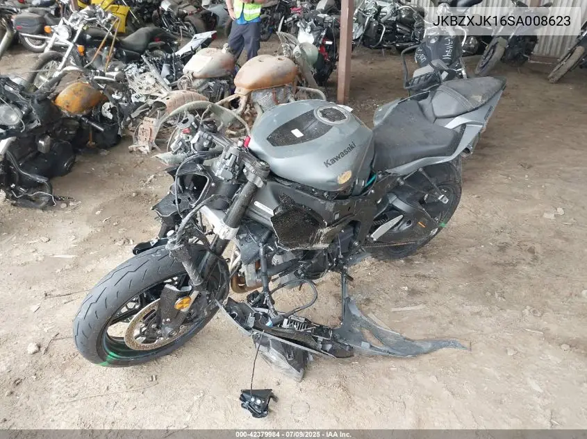 2025 Kawasaki Zx636 K VIN: JKBZXJK16SA008623 Lot: 42379984