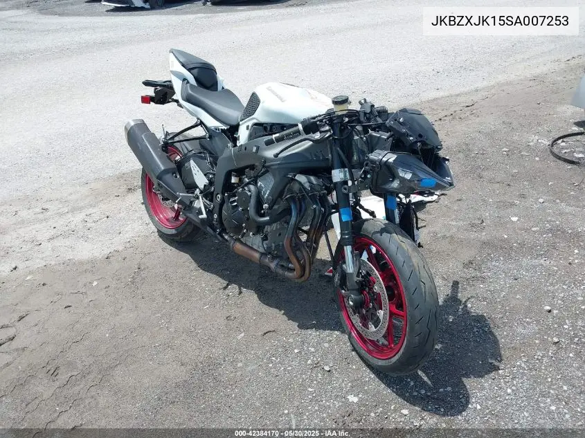 2025 Kawasaki Zx636 K VIN: JKBZXJK15SA007253 Lot: 42384170