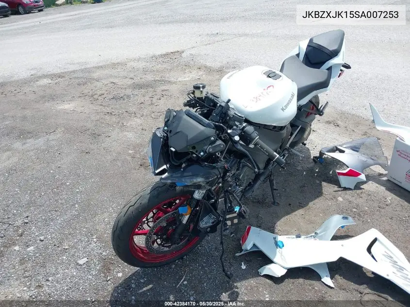 2025 Kawasaki Zx636 K VIN: JKBZXJK15SA007253 Lot: 42384170