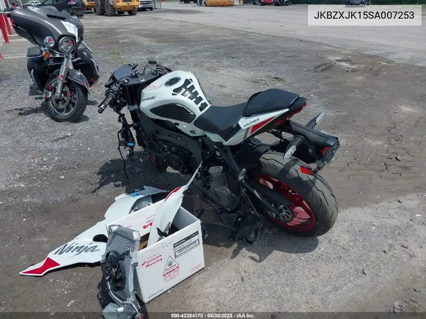 2025 Kawasaki Zx636 K VIN: JKBZXJK15SA007253 Lot: 42384170