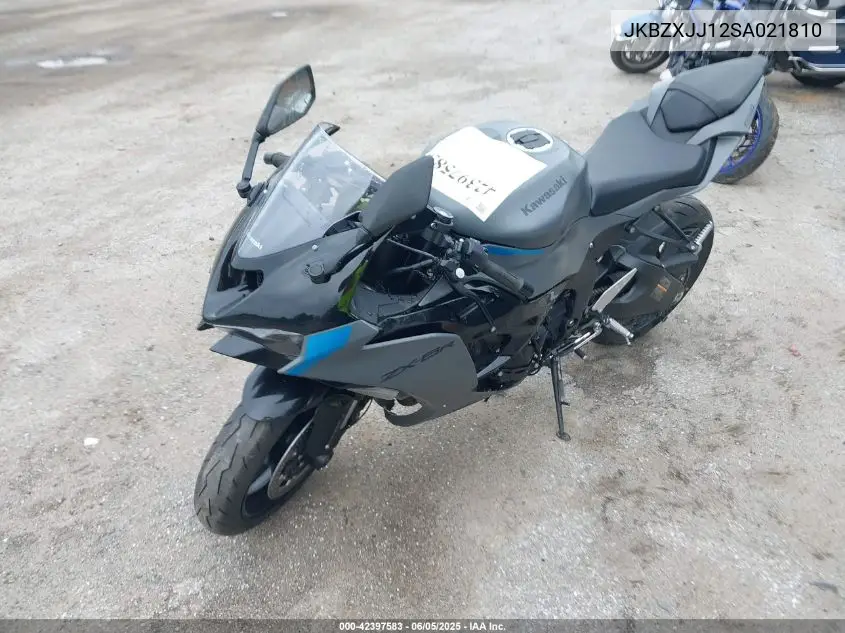 2025 Kawasaki Zx636 K VIN: JKBZXJJ12SA021810 Lot: 42397583